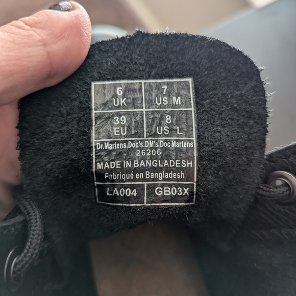 Dr. Martens Black Leather Boots - Picture 8 of 8